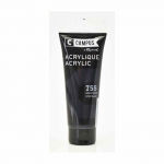 Peinture acrylique - Campus by Raphael - 755 - Noir Ivoire - 100 ml - Finition Mat
