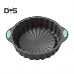 Silikoonist koogivorm Mittekleepuv &uuml;mmargune Charlotte'i koogivorm juustukoogile, &scaron;okolaadist BPA-vaba, kergesti vabastatav fondantvormi kingitus pagarile B