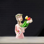 Lillevaas T&uuml;druk Figuriin Modernne Ainulaadne Ideaalne Kingitus, Kuju Skandinaavia Disain, Kontorisse S&ouml;&ouml;gituppa