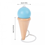 Puidust viskamise ja p&uuml;&uuml;dmise pallim&auml;ng oskuste tass Sense integratsiooni treeniv m&auml;nguasi k&auml;e-silma koordinatsiooni m&auml;nguasi kingitus s&uuml;nnip&auml;evaks j&otilde;uludeks roheline