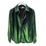 Meeste S&auml;rk Alla keeratav krae Lahtine L&auml;ikiv pind &Uuml;herealine Lahtised Pikad varrukad Top Klubi Pidu Vabaaja R&otilde;ivad Ametlik R&otilde;ivas S&auml;rk L