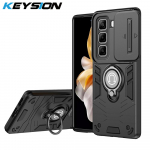 KEYSION P&otilde;rutuskindel &uuml;mbris Infinix Hot 50 Pro+ 4G jaoks, libistatava kaamera objektiivi kaitser&otilde;ngas, tugijalg, telefoni kate Infinix Hot 50 4G jaoks for Hot 50 Pro+ 4G hall