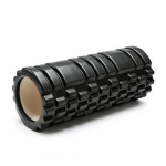 Core Balance Foam Roller s&uuml;vakudede lihasmassaažiks, Trigger Point Grid spordimasseerija, Fitness Gym Physio 33*14cm must