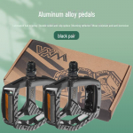 Universaalne alumiiniumsulamist jalgrattapedaal koos kuullaagritega m&auml;gi- ja maanteeratastele must