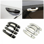 Volkswagen VW Passat B6 B7 2005-2015 s&uuml;sinikkiust Refit Chrome uksek&auml;epideme katte trimmikaitse kleebis auto jaoks Chrome Color