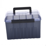 Kalastustarvete karp suur mitme sektsiooniga vastupidav eemaldatavate vaheseintega drenaažiaukudega Style C