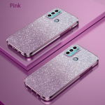 Luksuslik gradiendiga s&auml;delev &uuml;mbris Motorola Moto G60 G30 G20 G10 G22 G52 G50 G82 G32 G42 G22 5G silikoonist tagakaane G60s jaoks Moto G8 roosa