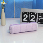 Padjakujuline pliiats Jaapani stiilis, hea v&auml;limusega, suur mahutavus, &otilde;pilase kirjatarvete karp kohev kosmeetikakott, pliiats valge