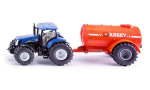 SIKU miniauto New Holland traktor vaakumtankeriga SK1945 1/50 red