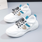 Naiste Kingad 2025Suvi Uued &Otilde;&otilde;nes Hingavad Vabaaja Kingad Kerge Pehme tald Libisemisvastased Vulkaniseeritud Kingad Sandaalid Lamedap&otilde;hjalised 35 sinine