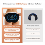 Elektriline puusamasseerija, puusaliigese kehakaalu langetamise treener, kaugjuhtimispuldiga, 10 režiimi sinine