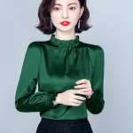 Esimese rea l&otilde;ikem&auml;rgiga naiste s&uuml;giss&auml;rk Mooruspuu siidist s&auml;rk Naiste temperament siidist top L