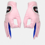 1 paar Laste Unisex Golfikindaid Hingav Vasak/Parem K&auml;si Libisemiskindel Kinnas Pink 16