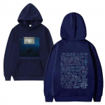 Hit Me Hard and Soft Tour kapuutsiga Billie Pullover Meeste kapuutsiga dressipluusid Sudaderas Meeste dressipluusid Vabaaja t&auml;navariietus S