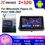 Android 13 Mitsubishi Pajero iO Pinin 1998 - 2007 Autoraadio M&auml;ngija Carplay GPS Navigatsioon Android Auto Stereo WiFi BT Ei 2din 4 core 2GB+32GB CP
