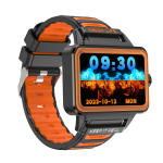 Rainbuvvy S666 Androidi nutikell RTL8762DK 1,57-tolline IPS Bluetooth 5.0 &Uuml;likerge nutikellarihm 240mAh 200x320 Toetab mitut keelt S&uuml;dame l&ouml;&ouml;gisagedus NFC must/oranž