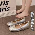 5cm sisemine k&otilde;rguse suurendus Prantsuse &otilde;rn tuul 2025 uus kandiline nina h&otilde;bedase lipsuga Mary Jane &uuml;hekordsed kingad naistele 40