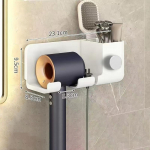 F&ouml;&ouml;ni hoidik Seinakuivati ​​h&auml;ll sirgendaja alus F&ouml;&ouml;ni korraldajakarp WC-puhuri hoidik riiul Vannitoa tarvikud