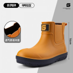 Uued vihmakingad meeste l&uuml;hikese s&auml;&auml;rega moekad libisemiskindlad veekindlad koka t&ouml;&ouml;veekingad sametise paksu tallaga kulumiskindlad vihmasaapad 43