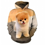 Uus Animal Dog Hoodie 3D Prinditud Hoodid Meeste Loomade Graafika Vabaaja Pusad Mood pikkade varrukatega Meeste Pusad R&otilde;ivad 4XL