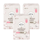 Goodneung pleegitamata orgaaniline puuvillane kate Maxi Slim tiibadega h&uuml;gieenisidemed, keskmine suurus, 32 tk pakis &times; 3 pakki white