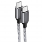 USB-C kuni USB-C kaabel Kiirlaadimine 3A Xiaomi 12-12T Pro 13 Ultra 11i 11T Pro Mi 11 Lite jaoks - Tugevdatud nailon Hall 1M