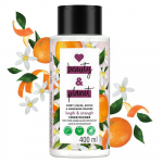Love Beauty and Planet Karrilehtede, Biotiini ja Mandariiniga Parabeenivaba Palsam Pikkadele ja Tugevatele Juustele - 400ml