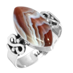 925 Sterling H&otilde;be S&otilde;rmus Naised V&auml;&auml;riskivi K&auml;sit&ouml;&ouml; Ehted Uusaasta Kingitus Amazoniit Angeliit Sinine Opaal Botswana Agaat Mohave Asuriit Kr&uuml;sokolla Boho 7