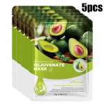 Avokaado Clarifying Tender Mask Niisutav kollageeni pinguldav mask parandab karedat nahka, k&otilde;rvaldab kortsud ja rasu kontrolli 5pcs
