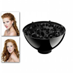 Must f&ouml;&ouml;ni hajuti juuksuri t&ouml;&ouml;riist f&ouml;&ouml;ni kate l&auml;bim&otilde;&otilde;duga 4,3-4,5 cm loomulikult laineline lokkis kuivati ​​tarvikud