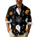 Meeste Halloweeni mustriga n&ouml;&ouml;bitavad pika varrukaga s&auml;rgid Meeste vabaaja moega pika varrukaga s&auml;rgid L