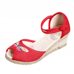 Naiste naiste retrov&auml;rvi linasest l&otilde;uendist kiil, &uuml;mmargune varvas, vabaajasandaalid, &uuml;ksikud kingad