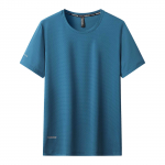 Meeste Quick Dry Sportlikud l&uuml;hikeste varrukatega T-s&auml;rgid Niiskust imevad jooksutreeningu s&auml;rgid Performance Stretch Suvine vabaaja hingav Crew Kaelusega T-s&auml;rk M