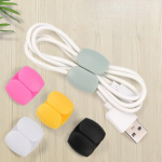 4 tk/partii ilus kaablikerija USB kaabel k&otilde;rvaklappide kaabli korraldaja hoidik pannal kaasaskantav pisike kontoritarvikud kaabli korraldaja must