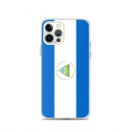 Coque T&eacute;lephone Drapeau Nicaragua &ndash; iPhone 12 Pro
