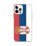 Coque T&eacute;lephone Drapeau Serbie &ndash; iPhone 12 Pro Max