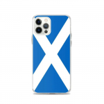 Coque iPhone &ndash; Drapeau &Eacute;cosse &ndash; iPhone 12 Pro &ndash; Supp &ndash; Plastikust l&auml;bipaistev &ndash; Mitmev&auml;rviline