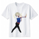 Anime T-s&auml;rk meeste T-s&auml;rk mood yuri on ice T-s&auml;rk O Kaelus valge XXXXL