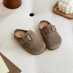 T&uuml;druk Korgist Klotsid Kingad Lamedad Kinnise Ninaga Paksude Taldadega Sussid Lastele &Otilde;ue-Vabaaja Poiss Lamedad Sussid Zapatos De Mujer 23(insole 14.3cm)