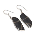 Natural Cappuccino Jasper 925 Sterling Silver Jewelry Earring 1.89 h1i84