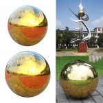 2Pcs 304 Stainless Sphere Home decor