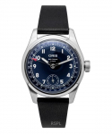 Oris Big Crown Pointer Date Calibre 403 Nahkrihm Sinine sihver Automaatne 01-403-7776-4065-07-5-19-11 Meeste k&auml;ekell sinine