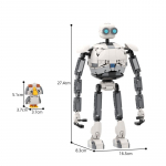 Buildmoc Ideed Metsik Robot Mech Brightbilled Filmikujukesed Ehitusklotsid M&auml;nguasjad Lastele Laste Kingitused 622 TK