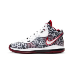 Nike LeBron 8 PS Graffiti Laste Tennised Must Sport-Punane Valge DH3239-001 28