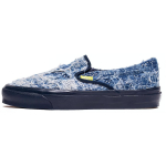 FDMTL x Vans OG Classic Slip-On LX Kulunud Indigosinised Unisex Tossud Sinised VN0A45JK5WP 41