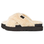 UGG Fuzz Sugar Ristkootud Kangas Paks Tald Vabaaja Moodsads Sandaalid Naiste sandaalid Beež 1135131-NBLC 37