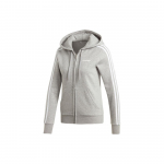 Adidas Triibuliste varrukatega slim-fit kapuutsiga pusa lukuga Naiste kapuutsid Hall EI0683 XS