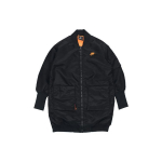 Nike Sportswear S&uuml;nteetilise t&auml;idisega logoga keskmise pikkusega soe jope Naiste jope Must CV1630-010 S