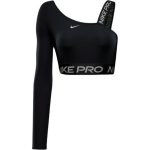 Nike Pro Dri-Fit Shine Mugav Pehme Nahas&otilde;bralik L&uuml;hike Topp Naiste topid Must FV8101-010 XS