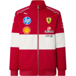 Puma X Ferrari F1 Moodne Mitmek&uuml;lgne T&otilde;mblukuga Pikkade Varrukatega Seisva Kraega Jakk Meeste Jakk Punane 763954-01 XL